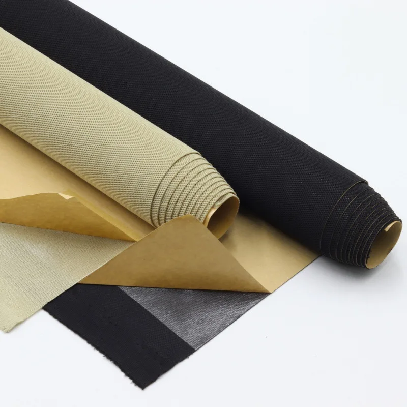 50x150cm Self Adhesive Car Mesh Cloth Fabric for Auto A B C Pillar Door Repair Upholstery Material Renovate Interior Fabrics DIY