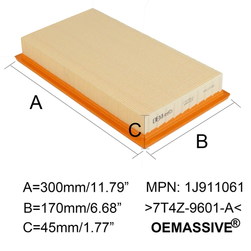 Imagen 2 del producto Para Ford Edge Explorer Flex Fusion Taurus Aviator Lincoln MKS MKX MKZ Mazda CX9 6 Mercury Sable 2007-2019 filtro de aire CY0113Z40B