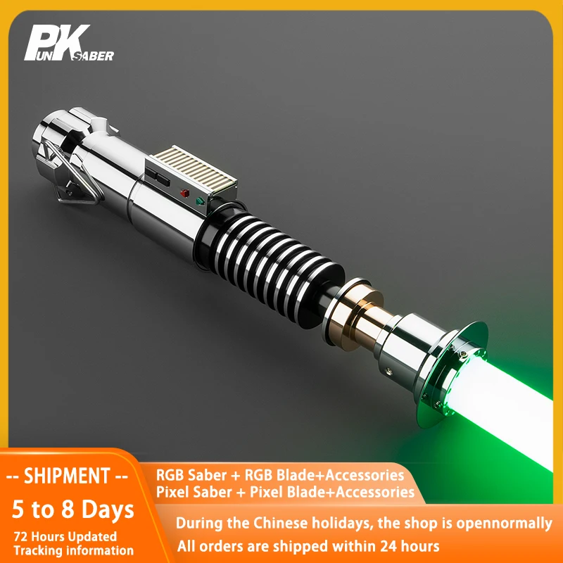 PunkSaber Lightsaber Neopixel Jedi Laser Sword Heavy Dueling Sensitive Smooth Infinite Changing Hitting Sound Light Saber Toys