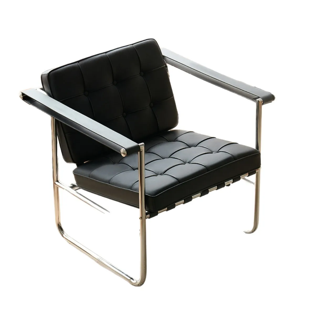 Cadeira medieval Bauhaus Hans para sala de estar, varanda, lazer, minimalista, sofá único, negociação