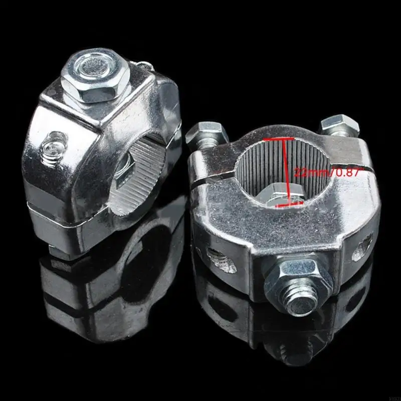 W8KD 1 زوج عالمي المقود Riser Mounting Clip Aluminium for Motordike ATV