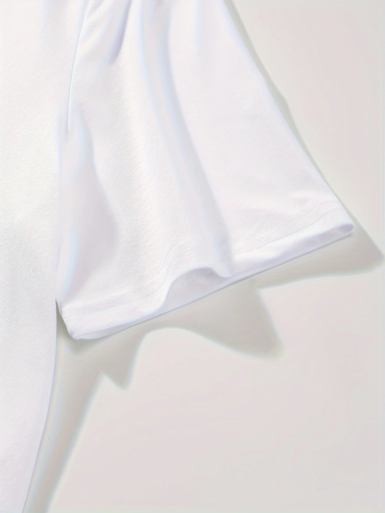 T-shirt met letterprint en verlaagde schouder, casual top met korte mouwen en ronde hals voor lente en zomer, dameskleding