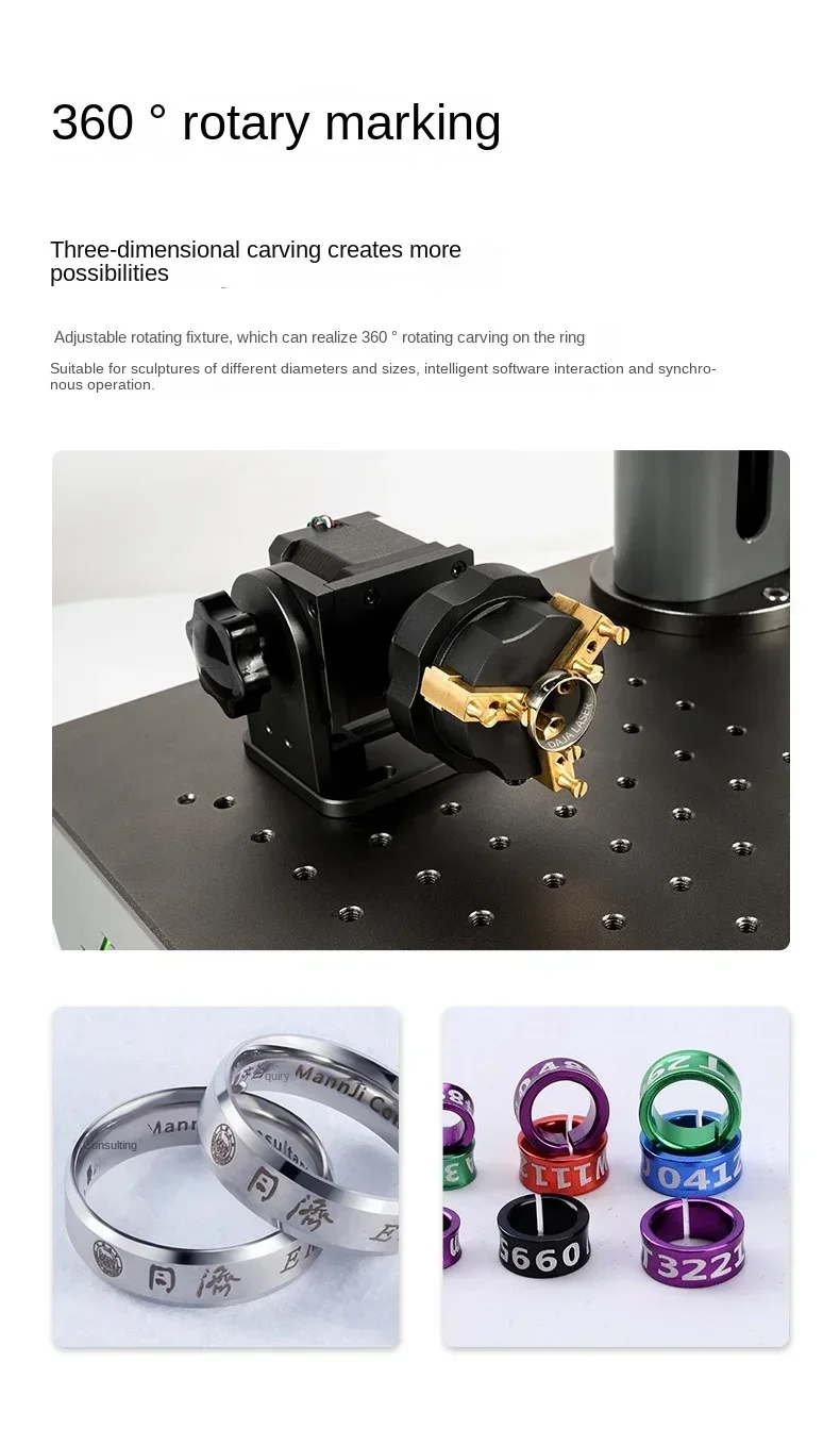 Hot sales Fixture Rf1 M1/M4/S4 Laser Marking Machine Available