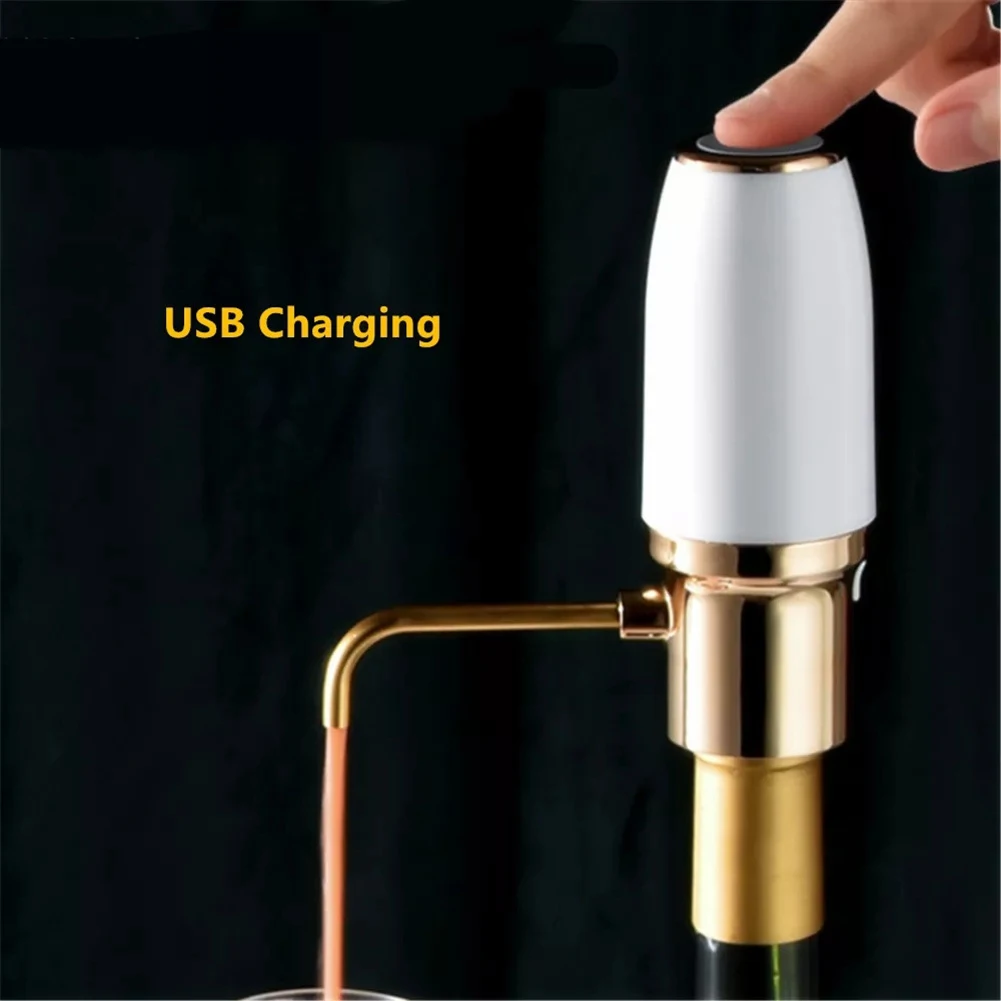 Electric Wine Aerator Pourer Automatic Smart Decanter Dispenser Rechargeable With Micro-USB Cable-B61B