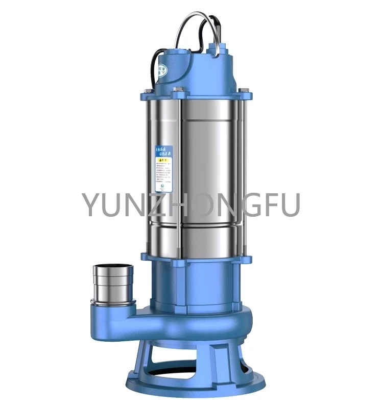 Sewage Pump 220v Cutting Manure Pumping Mud Septic Tank Suction Submersible Household