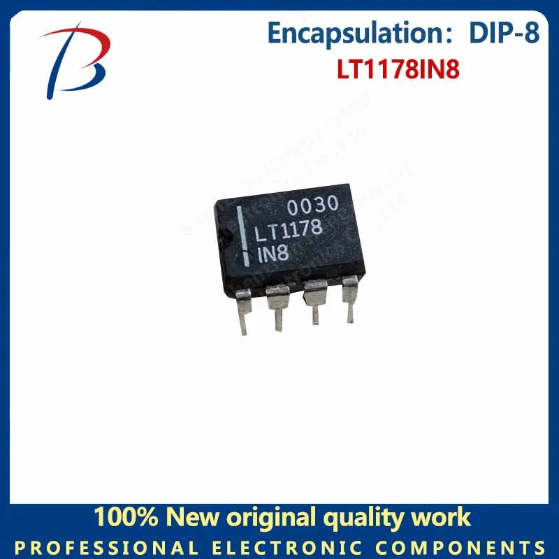 5pcs  LT1178IN8 Silkscreen LT1178 package DIP-8 operational amplifier