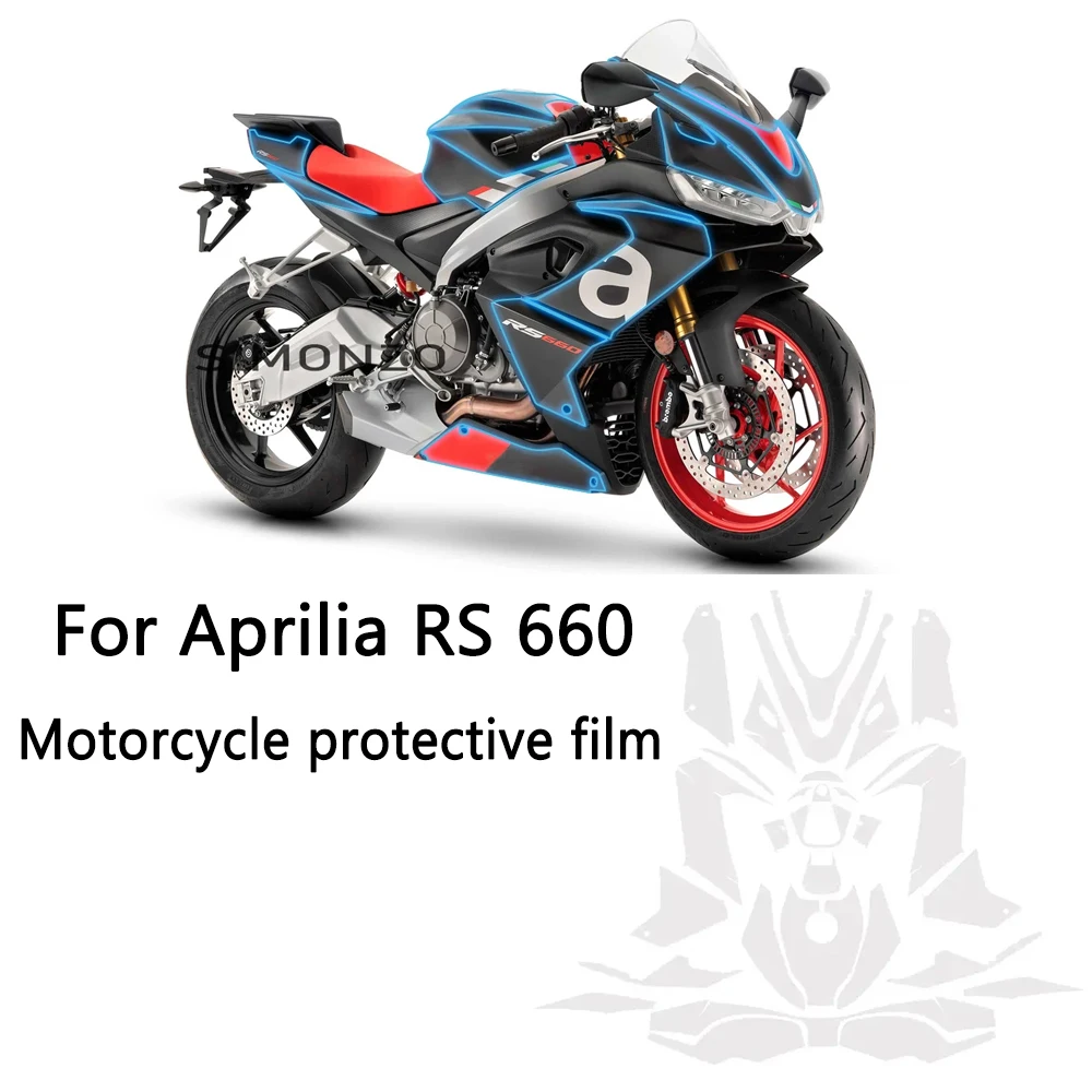 

For Aprilia RS 660 New Invisible Anti-Scratch Cover RS660 Accessories Motorcycle TPU Transparent Protective Film