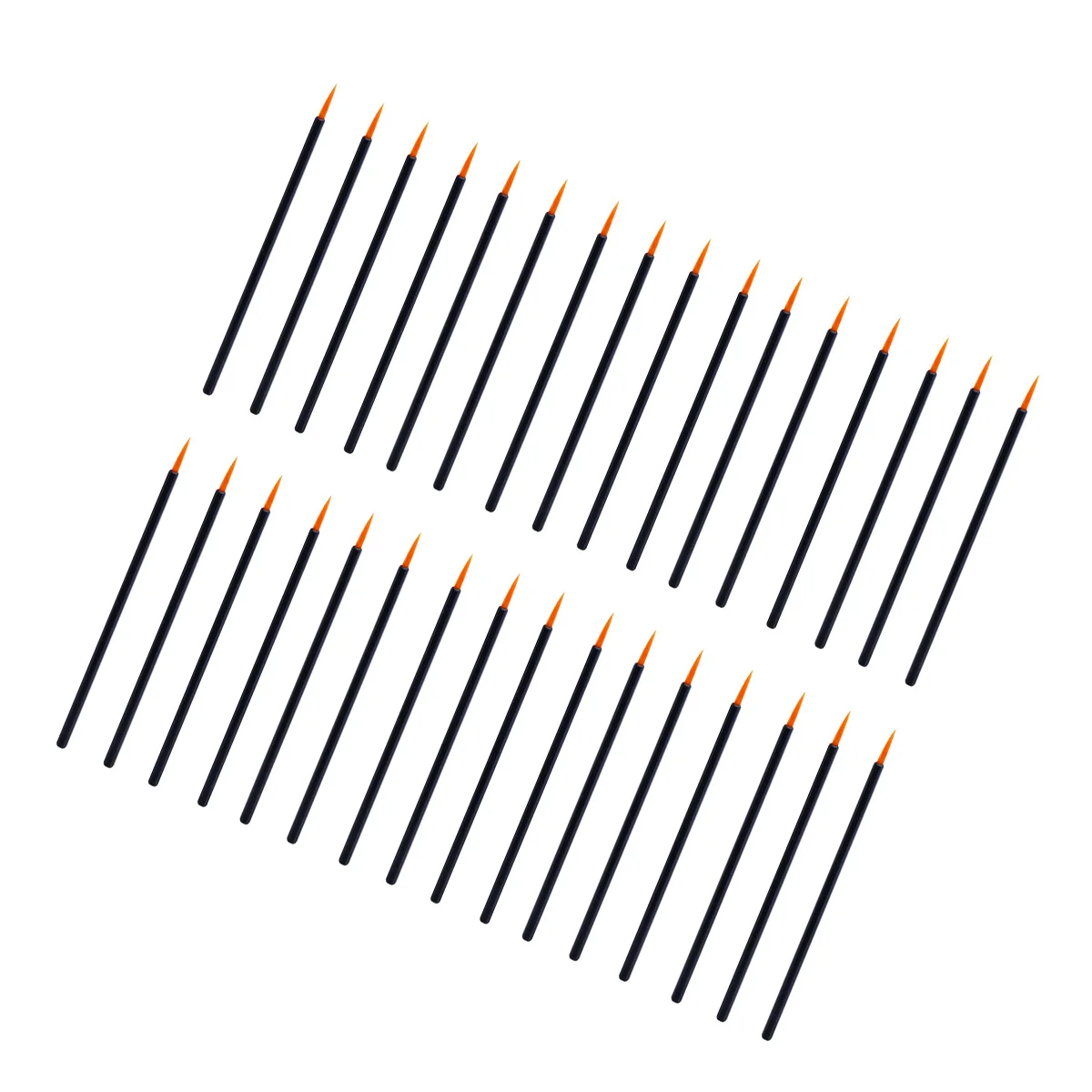 100 szt. Jednorazowe aplikatory do eyelinera 9,2 cm, podróżne pędzelki do eyelinera, precyzyjne aplikatory do makijażu, narzędzia i akcesoria.