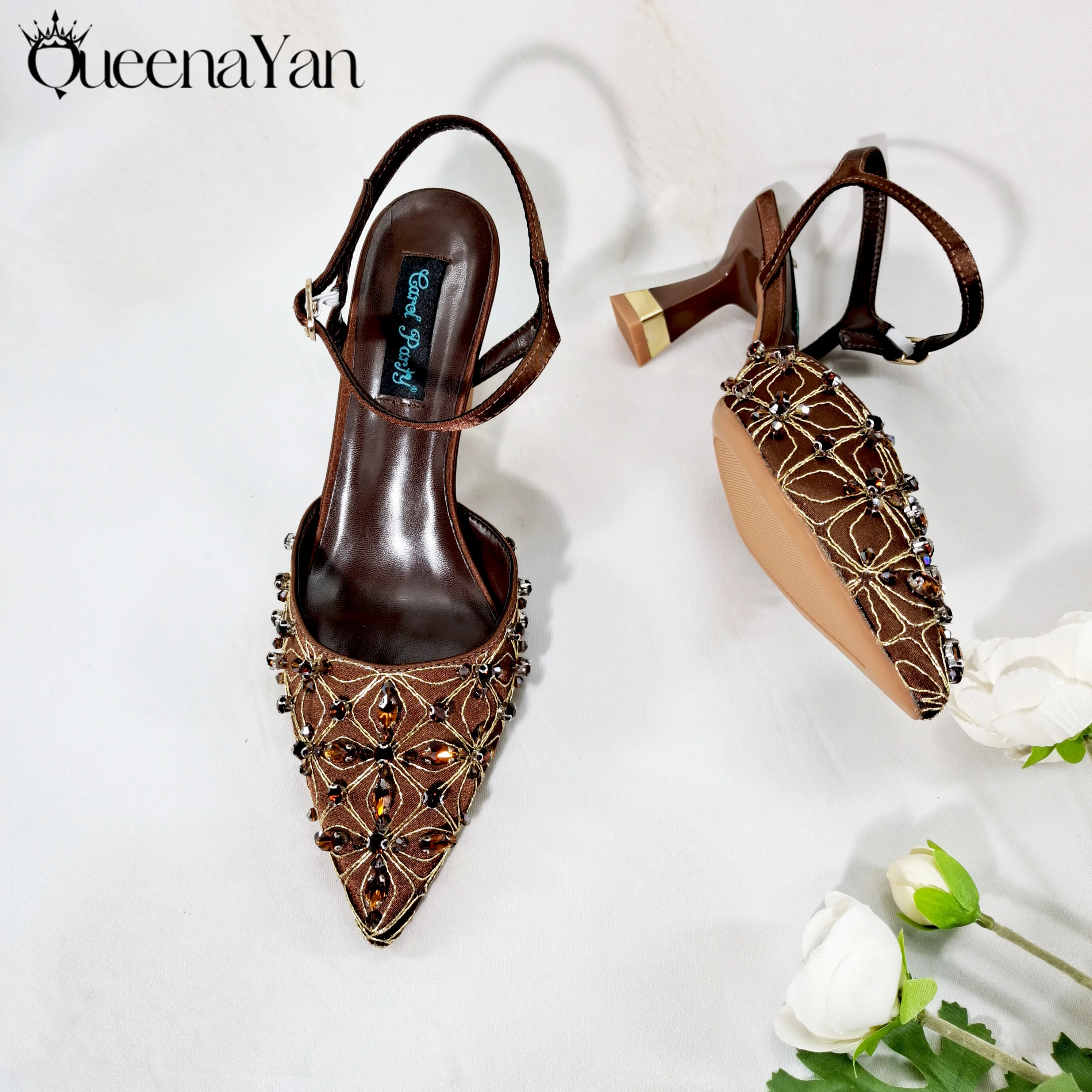 

Праздничная элегантность: точечные товары, женские туфли высокого качества, модный дизайн для нигерийской свадебной вечеринки, женская обувь