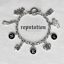 Reputation Bracelet Reputation Album Taylor Inspired Antique Rep Charm Bracelet Eras Tour Taylor Merch Rep TV