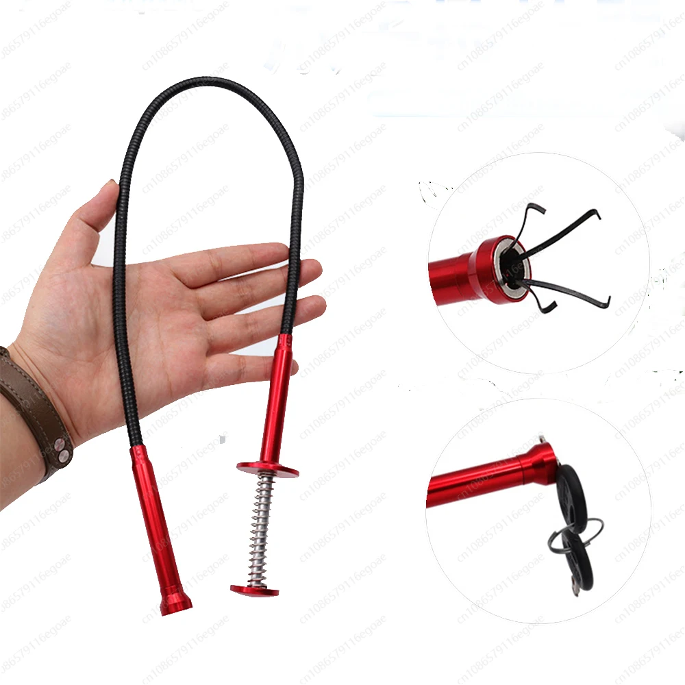 65cm Flexible Magnet Four Catch Pickup Tool Claw Multi-fonction Magnetic Reach Grab Prongs Fetch Device 360 Degree Bendable