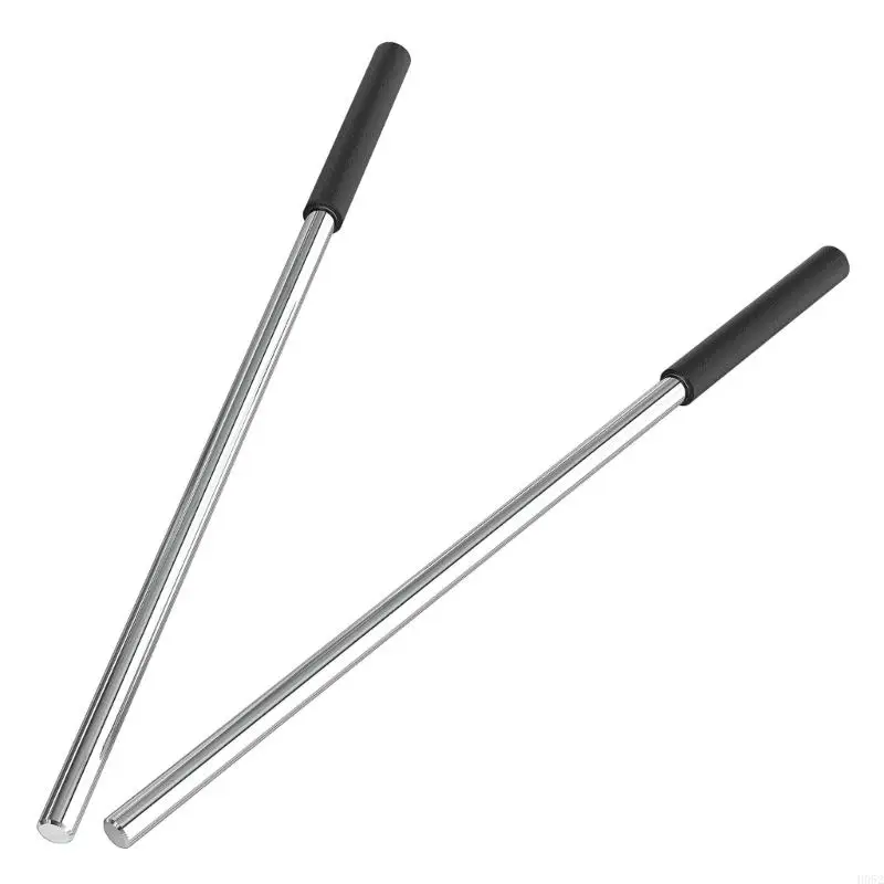 

H052 Professional Garage Door Spring Winding Rod Set of 2 Robust Steel with Secure Rubber Handle For Safe Adjustments