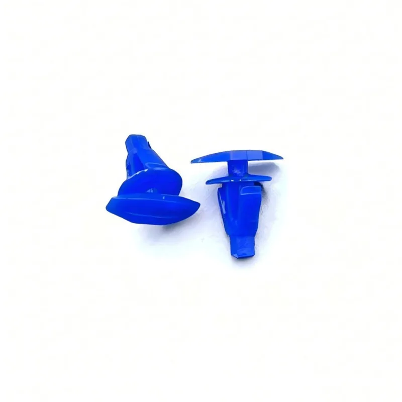 32 pcs Weatherstrip Retainers, Windproof Strip Fixing, Easy Push-in Install, Blue Plastic Body, Multipurpose