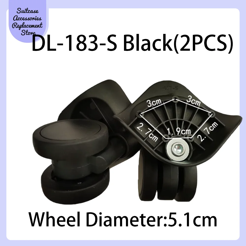 Suitable For DL-183-S For LBJ171 luggage wheel accessories pull rod box universal wheel maintenance wheels Travel Accessories