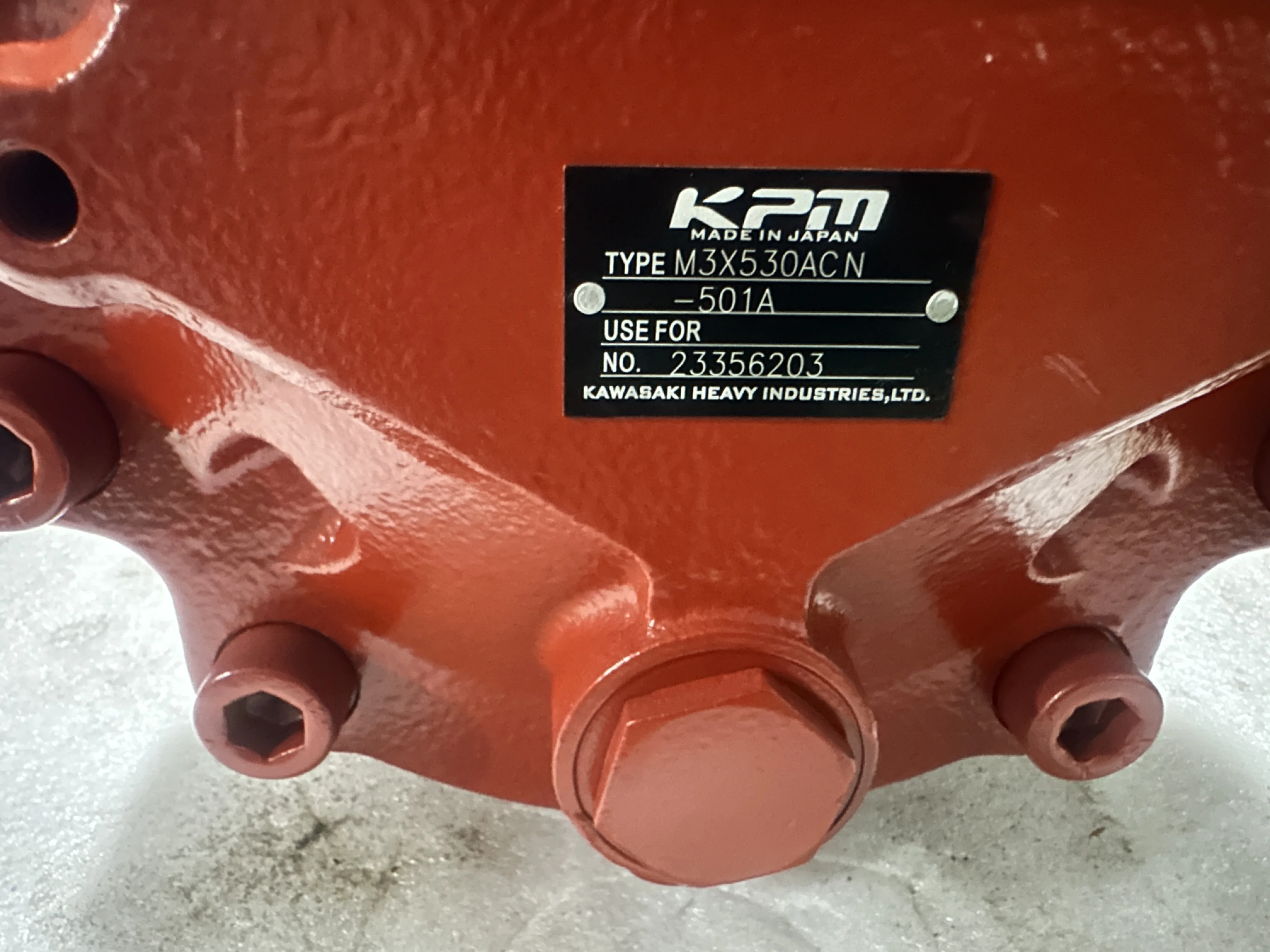 KAWASAKI KPM M3X530ACN-501A hydraulic piston motor M3B200 M3B280 M3B530 M3B800-AC M3X280 M3X530 Hydraulic Lift Motor