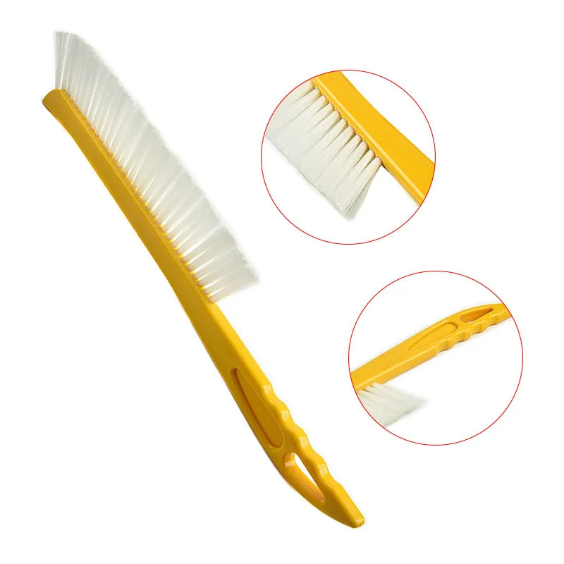 

Plastic Yellow Handle Single Row Plastic Bee Sweeping Bend Handle Sharp Tail Bee Sweeping Brush Does Not Hurt Bees
