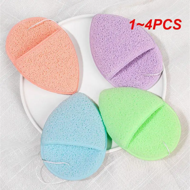 1~4PCS Konjac Puff Tiefenreinigung Hautfreundlich und nicht reizend Praktische gemütliche Make-up-Entfernungswerkzeuge Reinigungsquaste