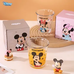 Disney Mickey Mouse Mickey Minnie glass home coffee cartoon children cute Daisy Donald Duck breakfast milk drinking glass