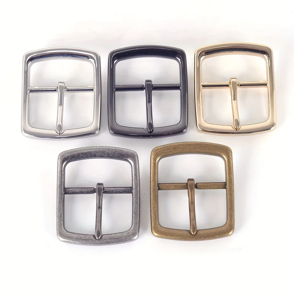 Zinc Alloy Vintage Belt Buckle, Handmade Leather Belt Buckle, Pin-Style Metal Belt Buckle Suitable for Belts