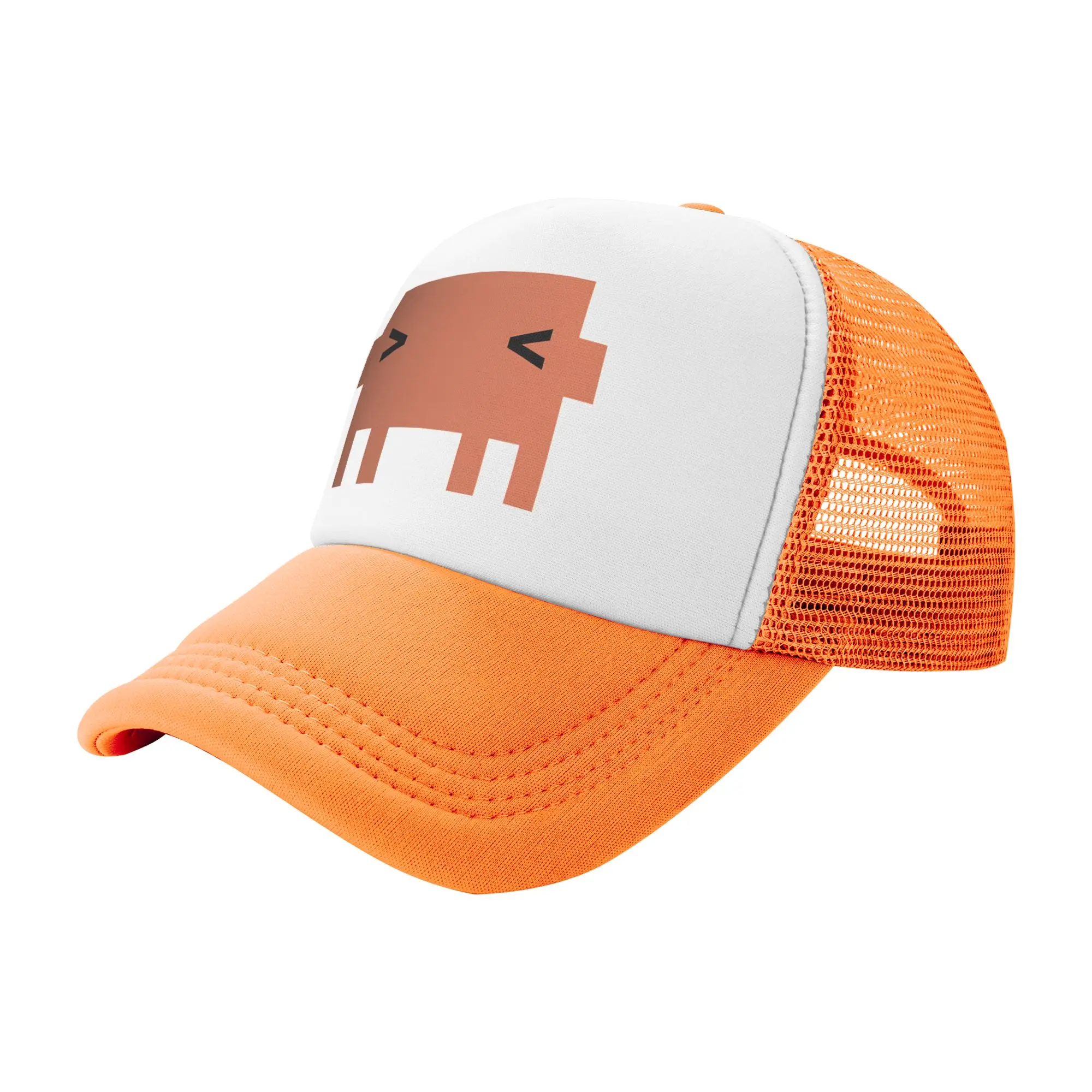 Claude Code Foam Mesh Trucker Hat Sturdy  Summer Breathable Mesh-back Sun Caps Adjustbale For Casual Headwear