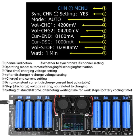 FNIRSI HRM-10 Batterispännings-internresistansmätare 18650 Högprecisions AC-syra litium-bly bilbatterikondensatormätare 10 best sales batteriets interna resistansmätare - №7
