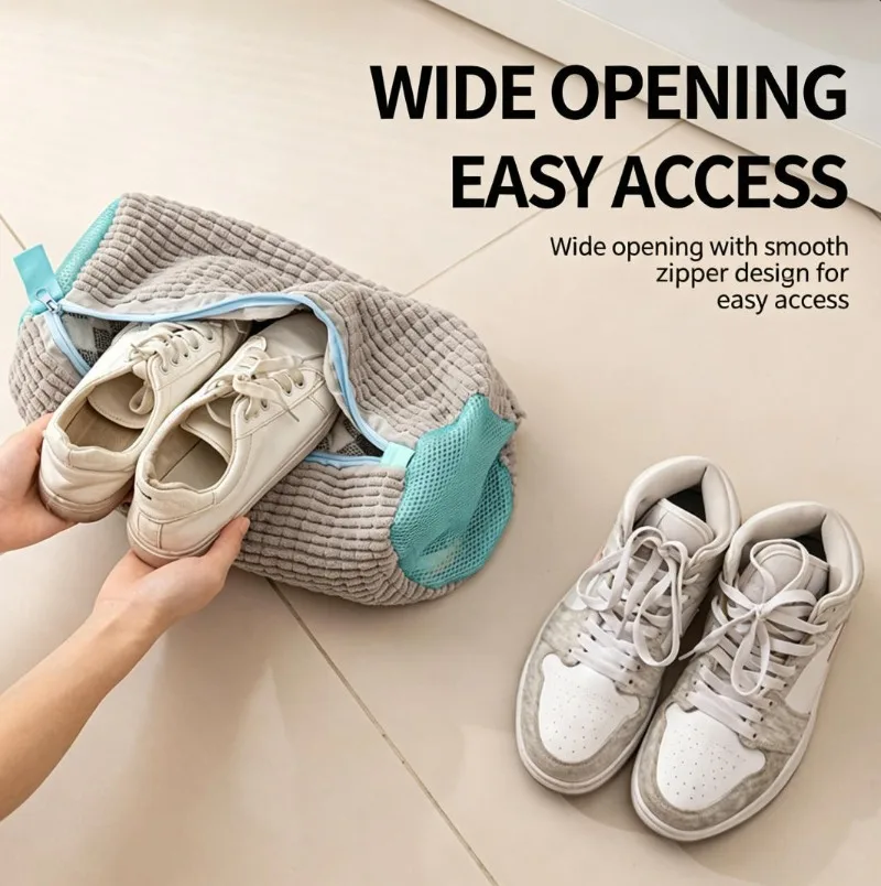 New‑Style Shoe Washing Bag Household Laundry Shoe Protector Bag Anti‑Deformation Shoe Care Pouch Lazy Helper for Washing Machine