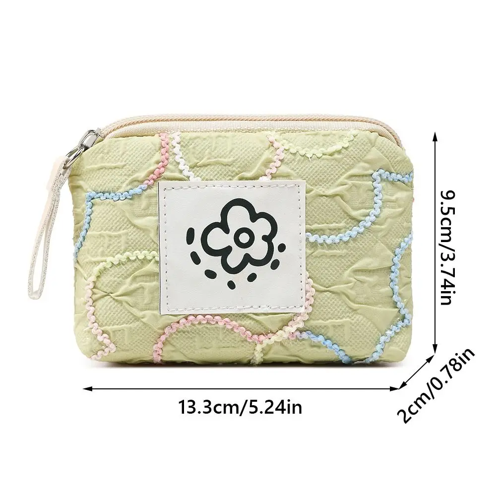 Подарки, портативный милый кошелек для монет, держатель для удостоверений личности, большая вместительная женская сумка на запястье, холст, простой вафельный клатч