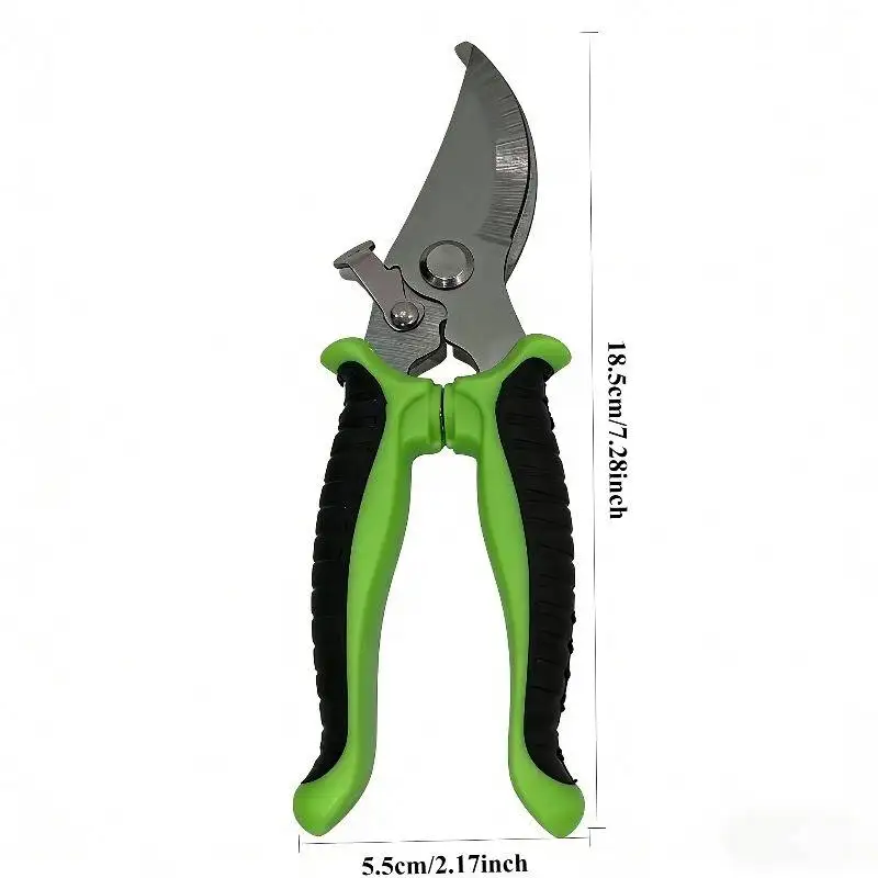 1PC Random Color Garden Pruning Shears Stainless Steel Bypass Hand Pruner Sharp Branch Cutter Gardening Scissors for Flowers Ros