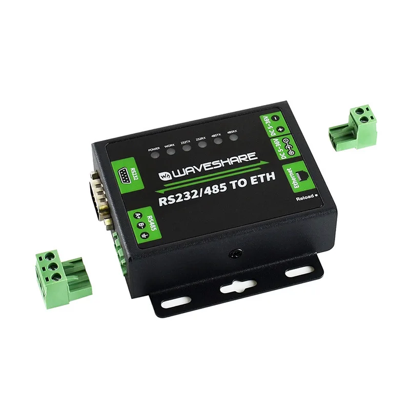 Industrial grade RS232/485 transfer port module Modbus gateway bi-directional transparent transmission dual serial port Ethernet