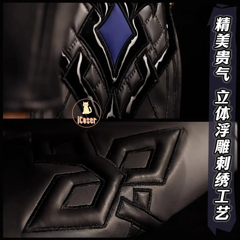 جينشين إمباكت الكابتن أزياء تنكرية Il Capitano عباءة قناع موحد أحد عشر فاتوي هاربينجرز ناتلان كرنفال للنساء و