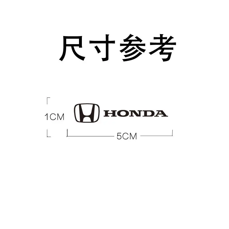 Fashion Car metal creative stickers Waterproof Dirt-proof Stickers For Honda Mugen Power Civic Accords CRV Hrv Jazz CBR VTEC VFR