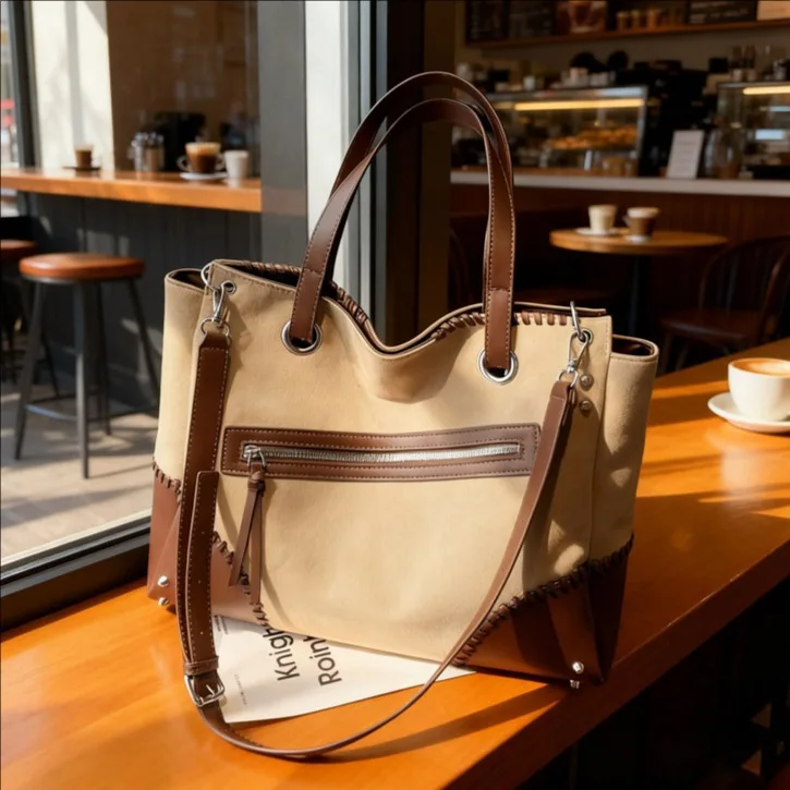 

2025 Winter Spacious Tote Bag, Unique Design Shoulder Purse, Women's Trendy Underarm Crossbody, Day to Night Sling Bag, Textured