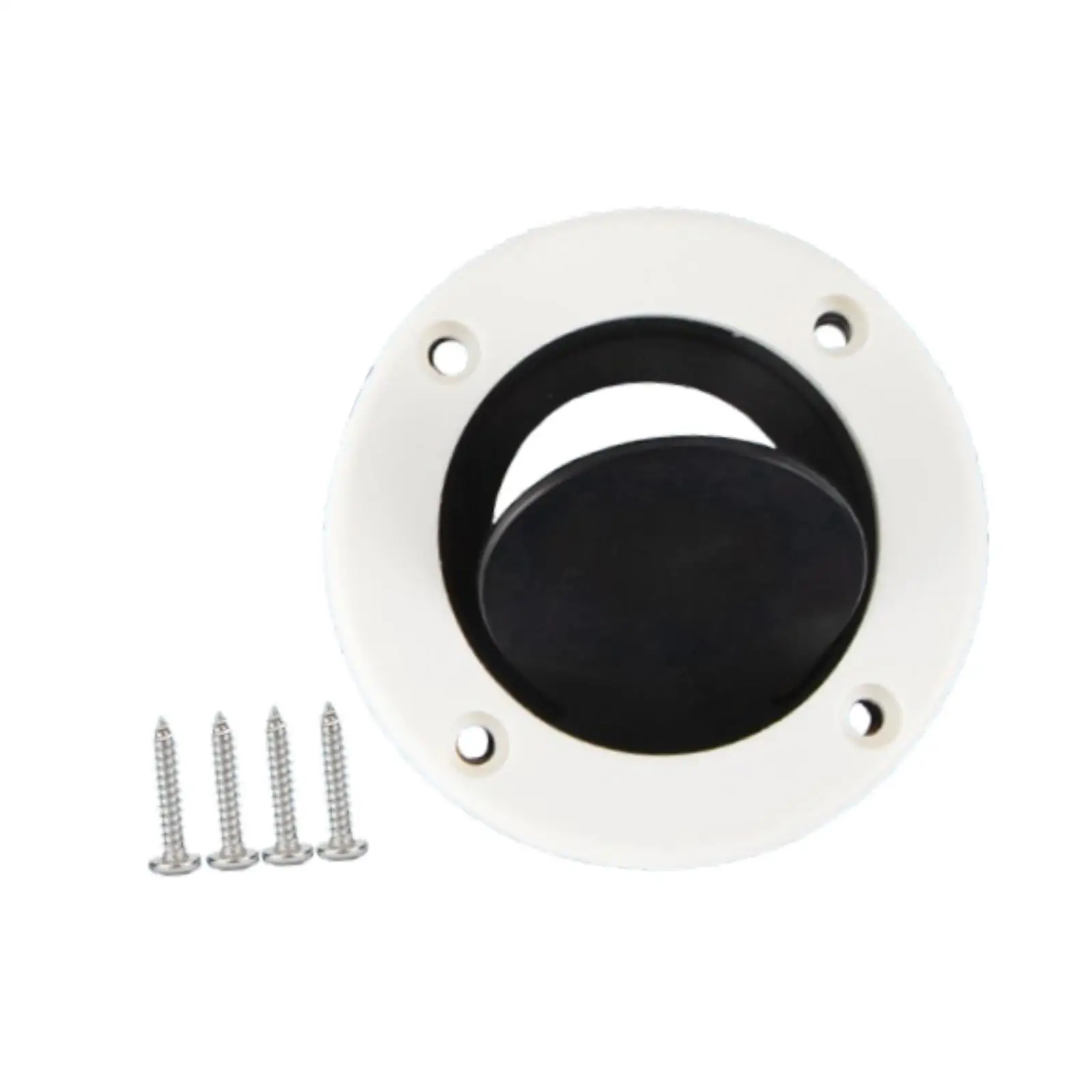 

Deck Drain Scupper ABS Plastic Universal Transom Drain Plug Marine Accessory for Boat Drainage Replacement