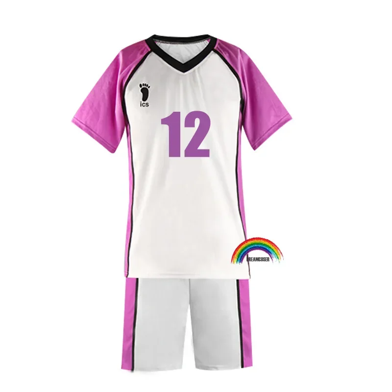 Haikyuu Season 3, трикотаж для косплея Shiratorizawa Academy, униформа Wakatoshi Ushijima Eita Semi Satori Tendo, спортивная одежда, комплекты костюмов