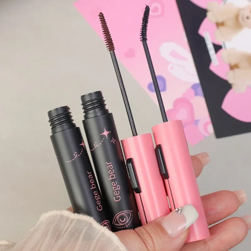 Black Brown Eyelash Comb Mascara Makeup Waterproof Double-head Curling Lengthening 3D Eyelash Extension Mascara Lashes Cosmetic