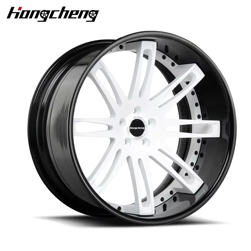 【2026】Customized Three Piece Design 18 19 20 21 22 24 Inch Alloy Forged Wheels 5X112 5X120 Rims For BMW Mercedes-Benz Audi