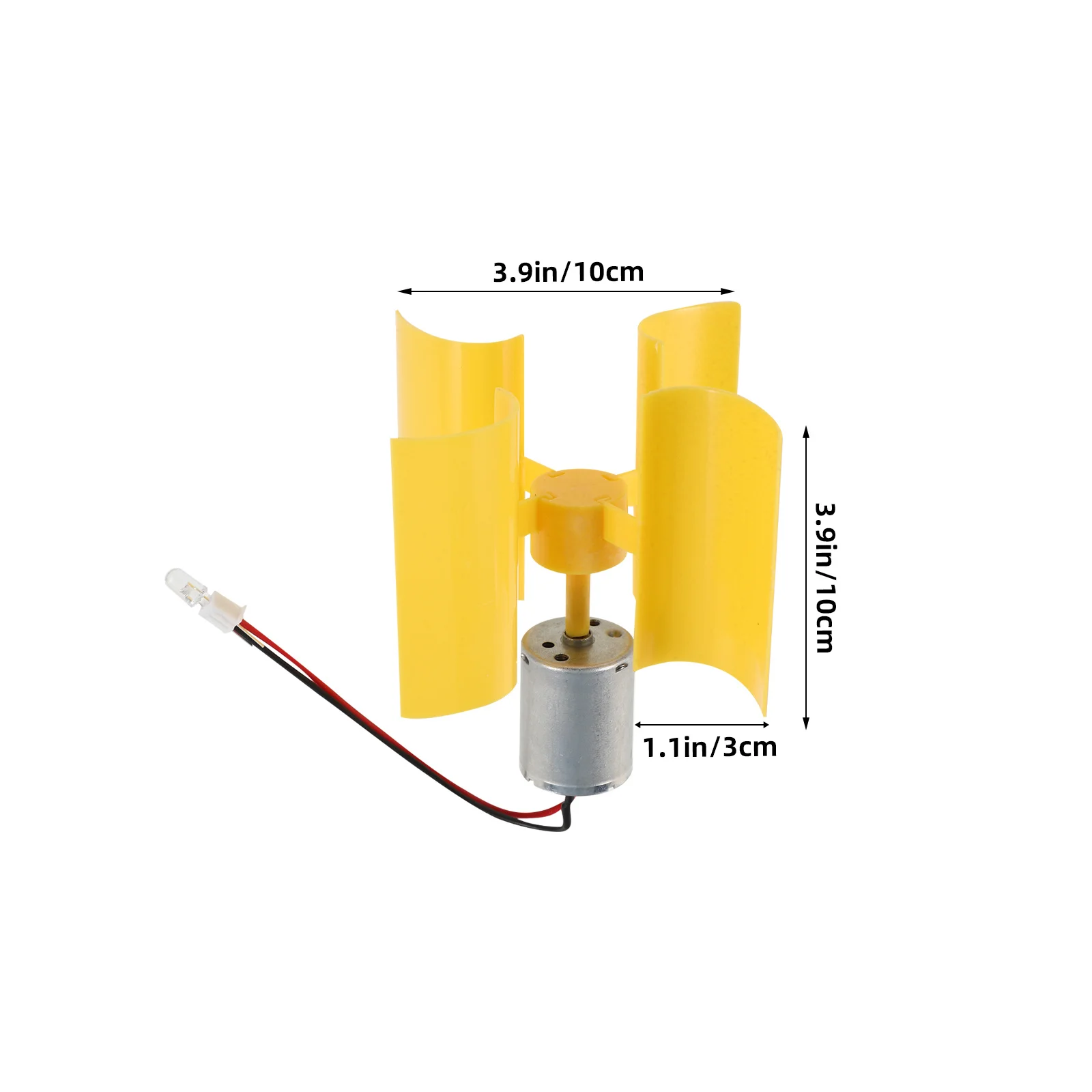 2 szt. Przenośny generator wiatrowy, lekki, mały rozmiar, łatwy montaż, generator energii wiatrowej dla uczniów.
