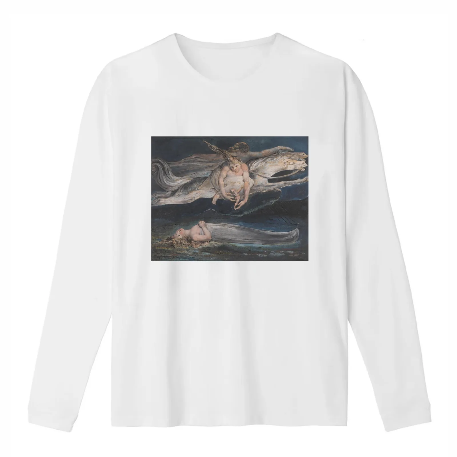HD Pity by William Blake HIGH DEFINITION - Original colors T-Shirt Summer Casual Cotton Tee Oversized Streetwear Tops