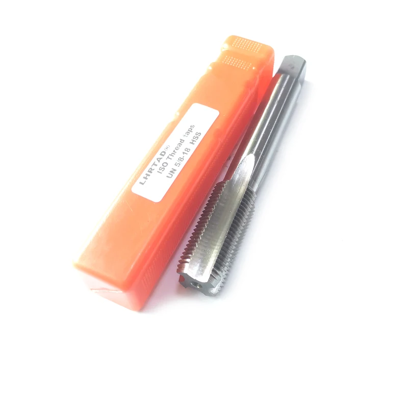 حنفية لولبية موحدة unc unf 5/8 صنبور موحد 5/8-11 5/8-18 5/8 11 صنبور HSS أداة يدوية للأجهزة UNS UNEF 5/8-20 5/8-24 #2