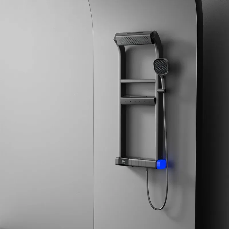 Hotel Hot Sell Bathroom Wall Mounted Thermostatic Waterfall Shower Column Set Shower Panels