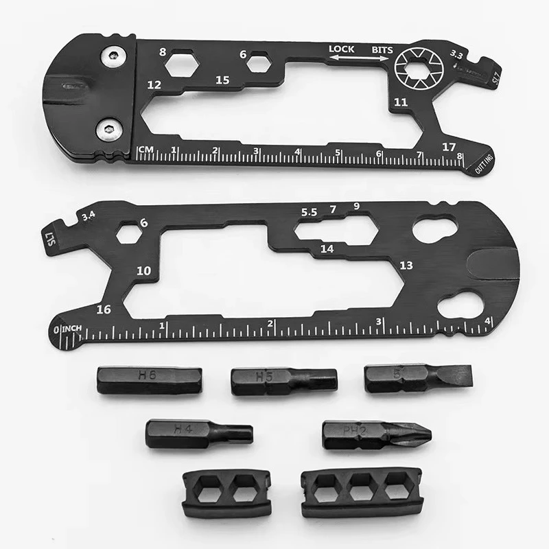 Durable Portable Bicycle EDC Repair Multi Tool, Hex Wrench Spoke Tool Screwdriver For Mountain Road Bike Maintenance