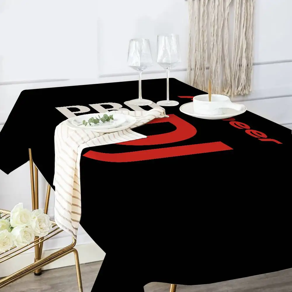 Pioneer Dj Pro Music Table Cloth Rectangular Stain Tablecloth Oilcloth Mantel Mesa Impermeable Tablecloth Decoration