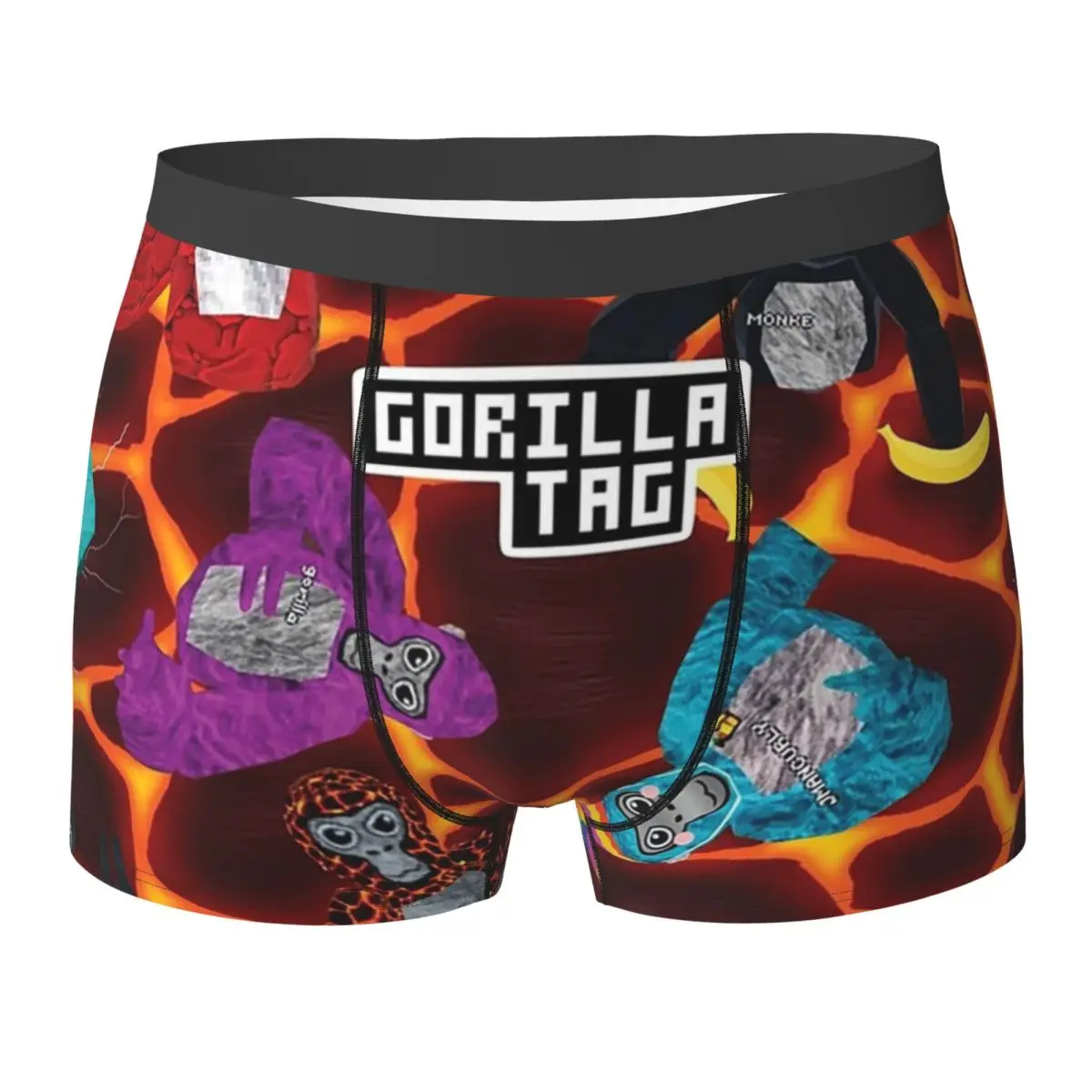 Boxer Underpants Shorts Gorilla Tag Lava Monke Party Panties Male Ventilate Underwear for Homme Man Boyfriend Gifts