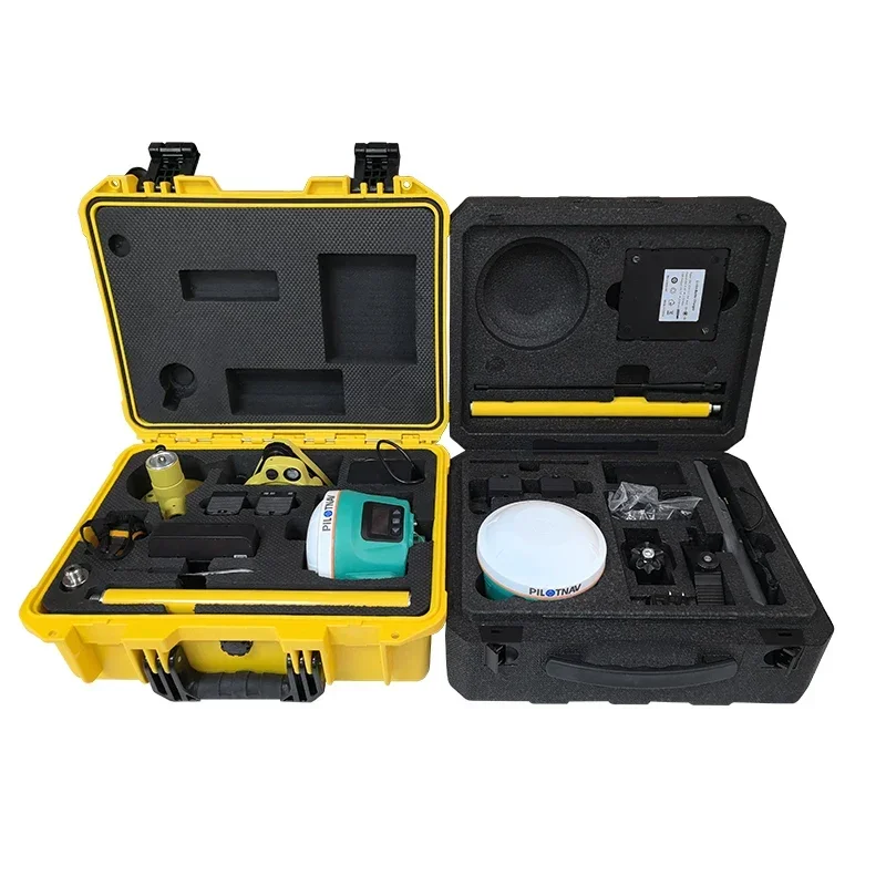 Low Price PilotNav P10 GNSS RTK Base And Rover High Performance 1408 Channels Internal Radio 20km Working Distance