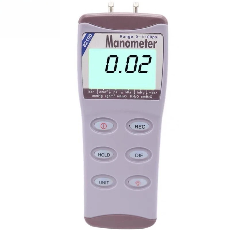 For High Precision Electronic Differential Pressure Meter Digital Pressure Meter Micro Differential Pressure Meter