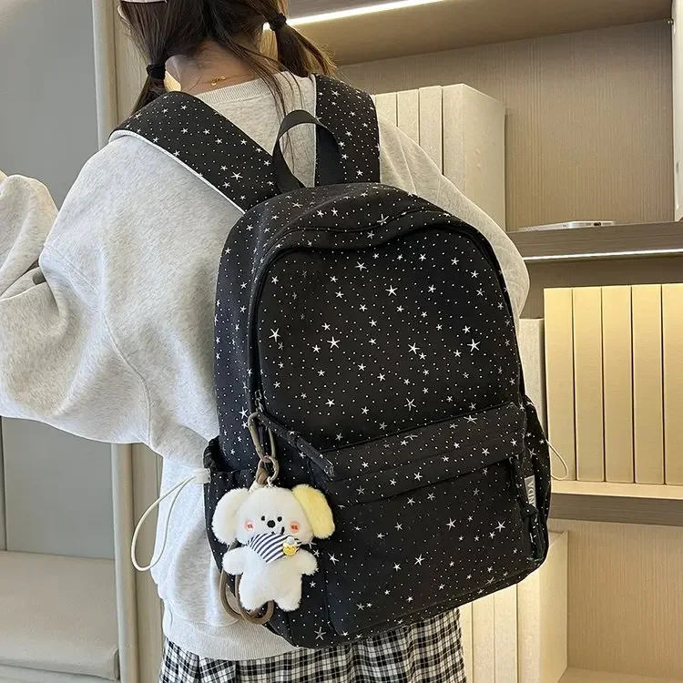 

Student Backpack Women Bags Waterproof Large Capacity INS Fashion Daily School Travel Backpack For Female Students