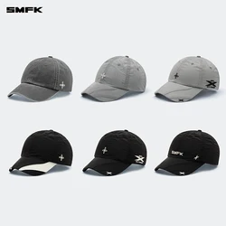 SMFK Future Storm Baseball Cap Cross Embroidered Thin Baseball Hat Washed Wrinkled for Women and Men Adjustable Unisex Caps