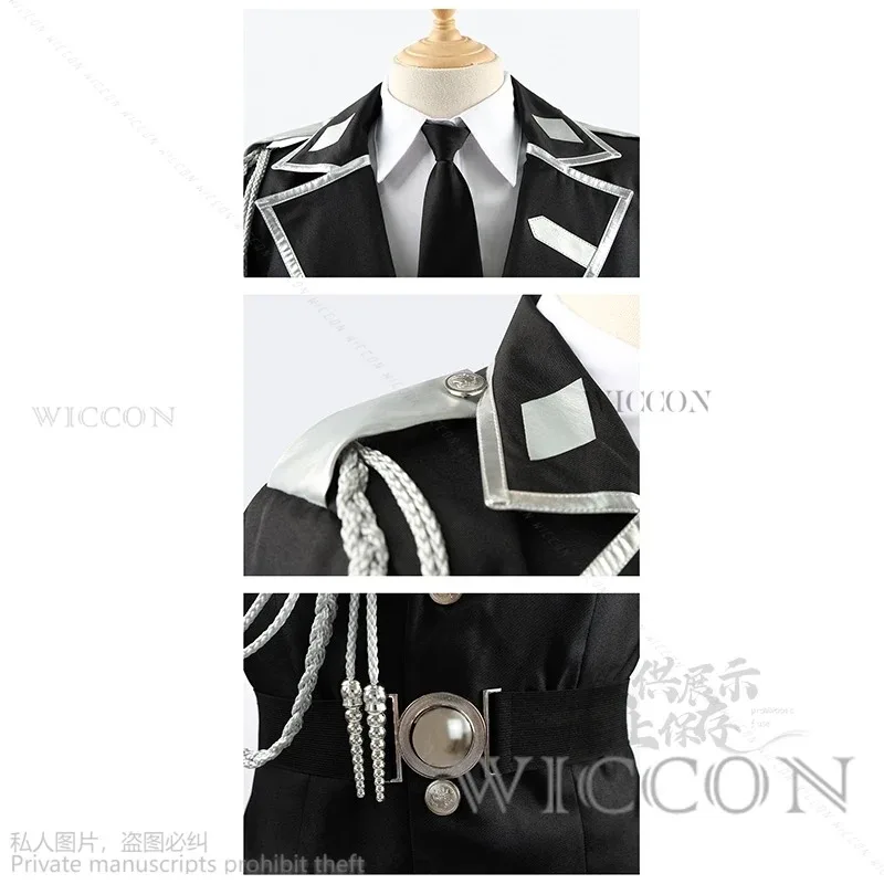 AAA 2025 Anime Sweet Punishment Cos Myojin Aki Black Amai Choubatsu Roleplaying DK Uniform Halloween Cosplay For