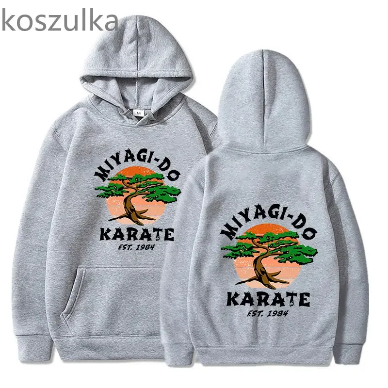 Classic Cartoon Cobra Kai Hoodie Miyagi Do Hoodies Winter Anime Sweatshirt Vintage Hight Street Oversize Harajuku Streetwewar