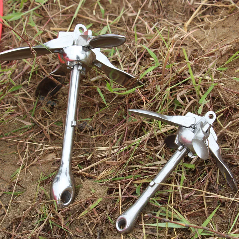 inflatable boat stainless steel iron metal anchor for boat kayak dinghy raft fishing boat kayak 0.7kg 1,5kg 4kg 6kg A09020